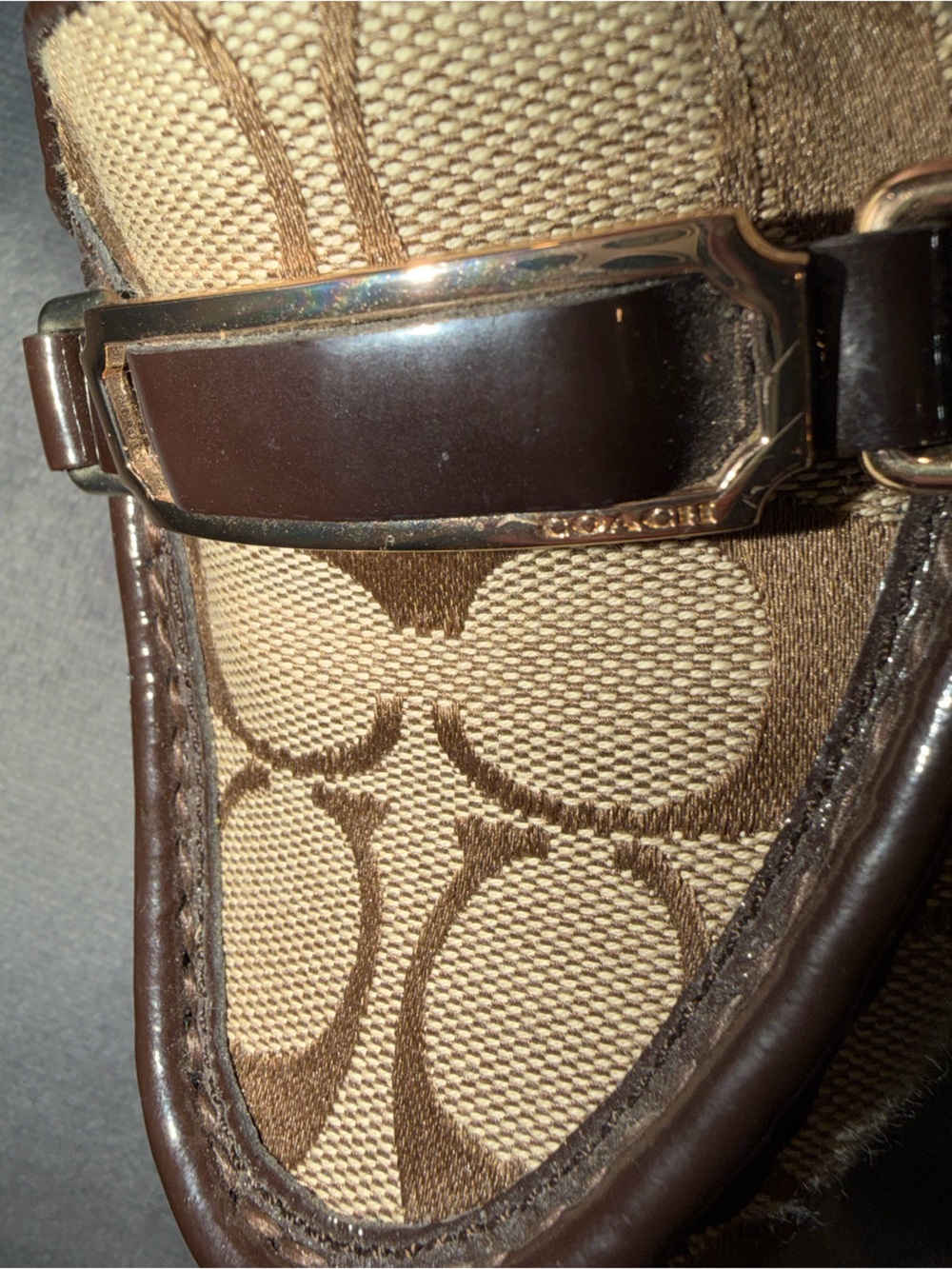 🤎 Coach Signature Jacquard Slip-On Loafers - Picture 6 of 6